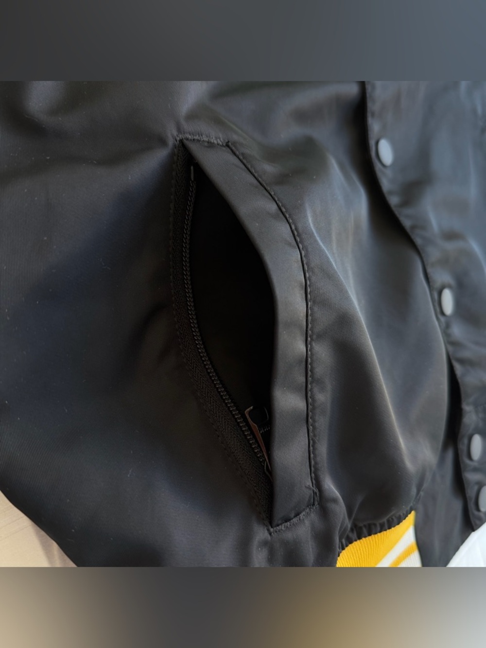 OVO varsity jacket- black embroided baseball jacket - Picture 6 of 11